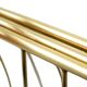Brass rosewood magazine rack design sixties