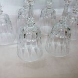 Vintage cut crystal wine glass Cristal d'Arques Chantelle Lady victoria