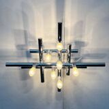 Mid-century Swiss space-age wall lamps or ceiling lights by Temde, 1960s.