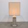 Grande lampe en pierre calcaire 1970s