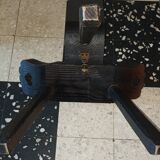 Tripod stool with backrest