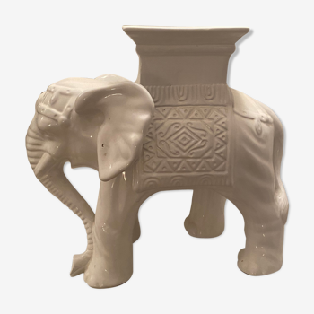 Porcelain elephant vase