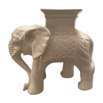 Porcelain elephant vase
