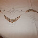 Vintage embroidered tablecloth 250 x 170 and 12 towels