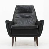 1970 Leather High Back Armchair , Denmark
