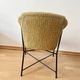 Mid Century Modern Lounge Chair 1950s Scandinavian Armchair Mustard Yellow