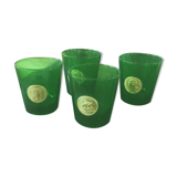 Lot of 4 Dubonnet glasses