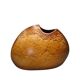 Sculptural ceramic vase in vintage Italian style by Roberto Rigon for Bertoncello Model 137.