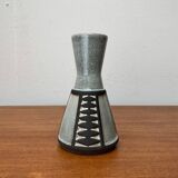 Ceramic vase from the Danish mid-century studio of Frank Keramik, 1960s.