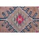 Vintage Turkish Oushak Handmade Wool Cotton Purple Runner Rug 89x375
