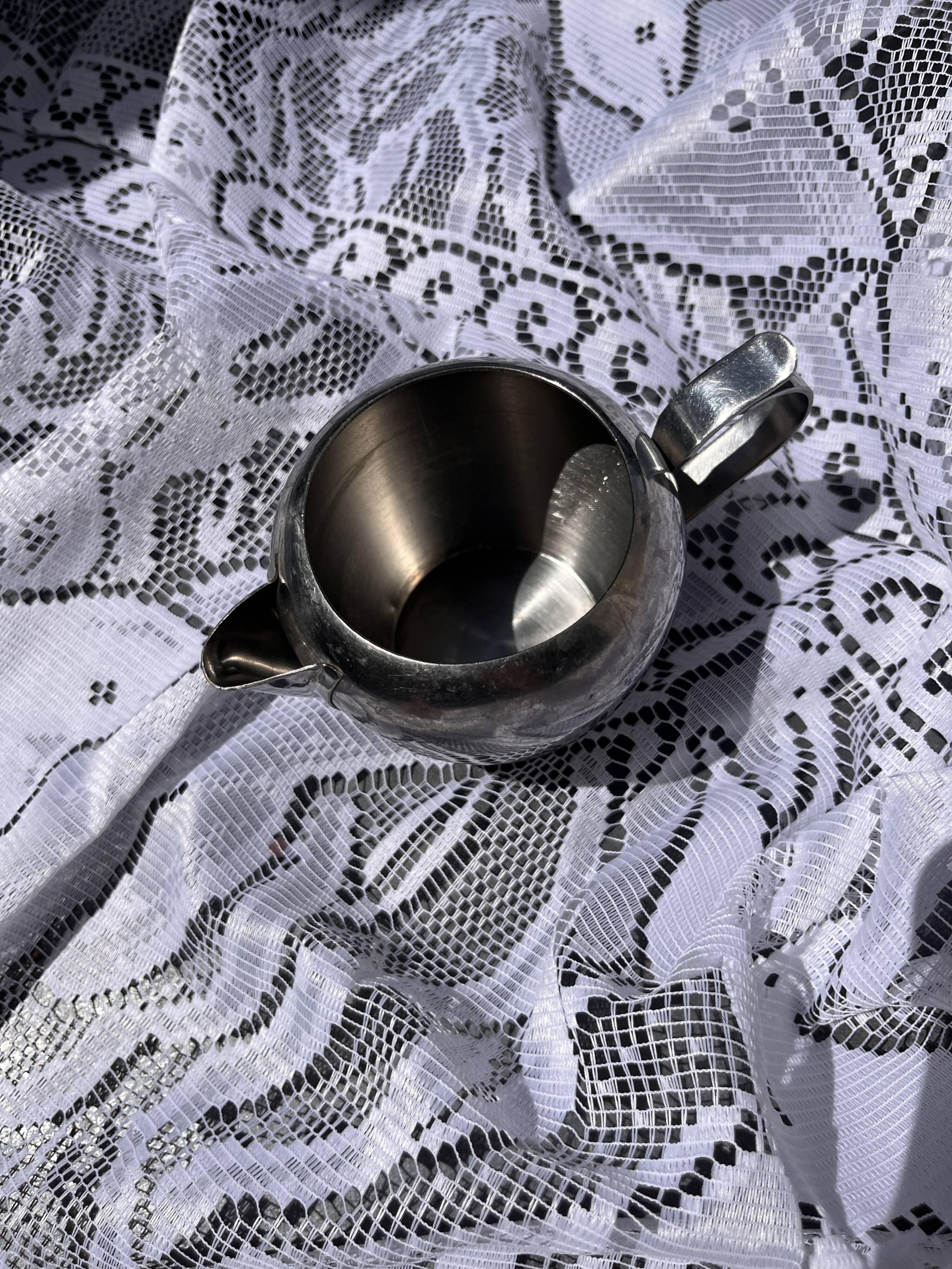 Silver-plated milk jug – Made in Italy, vintage style