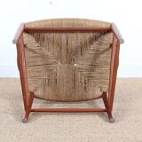 Pair of Scandinavian armchairs in 317 model in teak