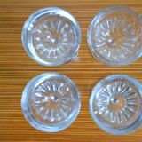 Lot of 4 aperitif glasses dating back to the 1930s