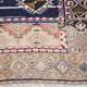 Tapis vintage turc classique en laine fait à la main 97x192cm