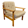 Scandinavian design wool armchair 1950