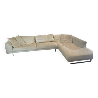 Canapé d’angle méridienne roche Bobois