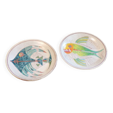 2 Cottoveneto plates with fish