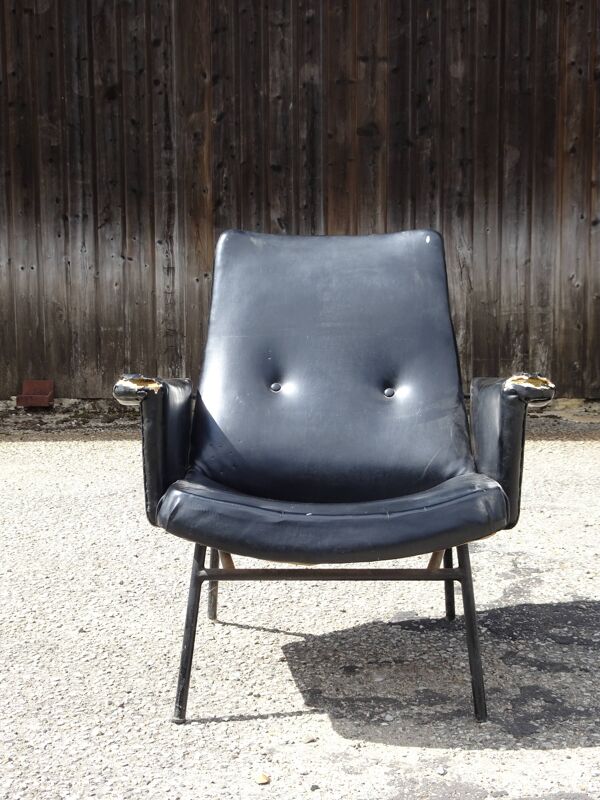 Fauteuil SK660 de Pierre Guariche, édition Steiner, vers 1953.