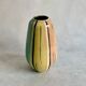 Pottery vase in pastel colors, 1970s