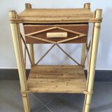 Rattan Bedside