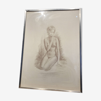 Drawing of a nude.