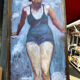 Portrait bather signed Patrice Landauer