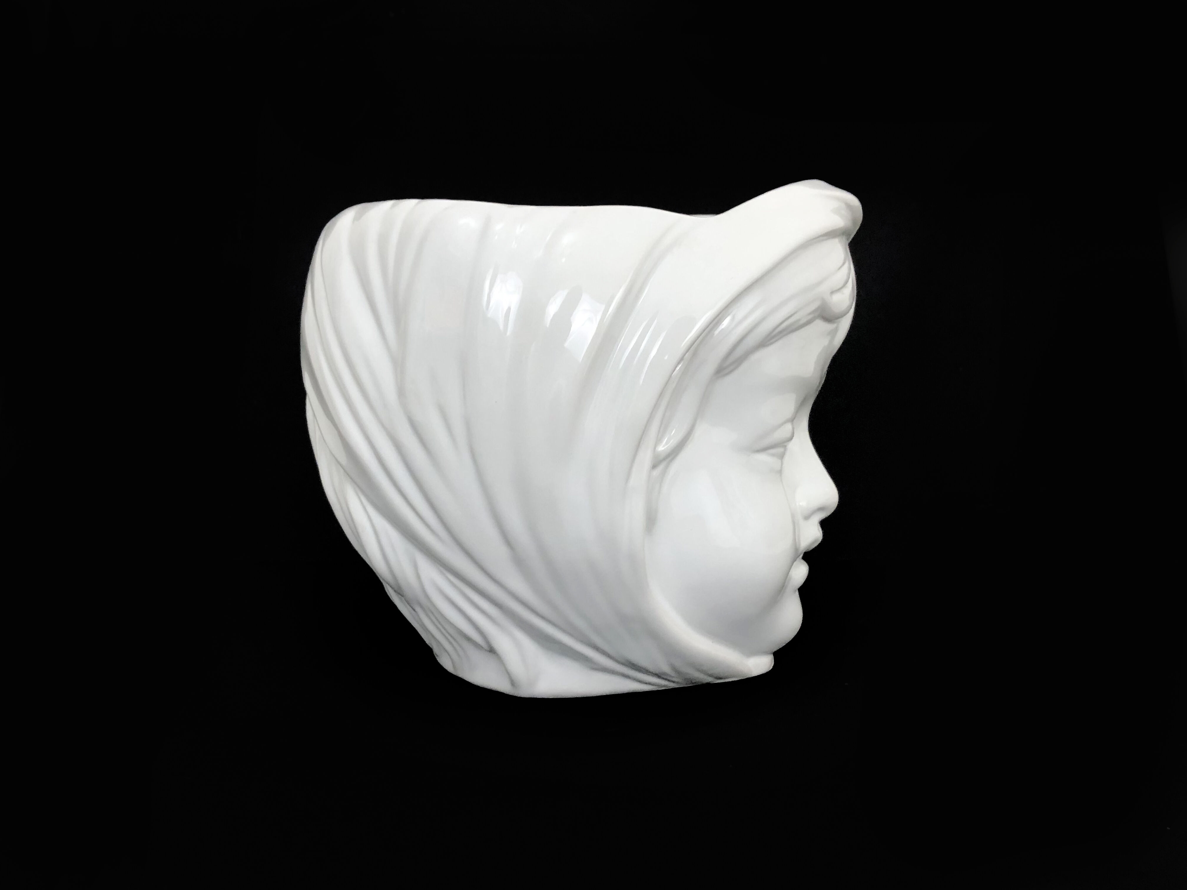 Cache pot, vase d'enfant en céramique, vintage années 70, Italie