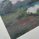 Landscape "The Banks of the Mayenne" by Ludet-Duval