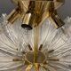 Venetian murano glass flush mount, 1980s