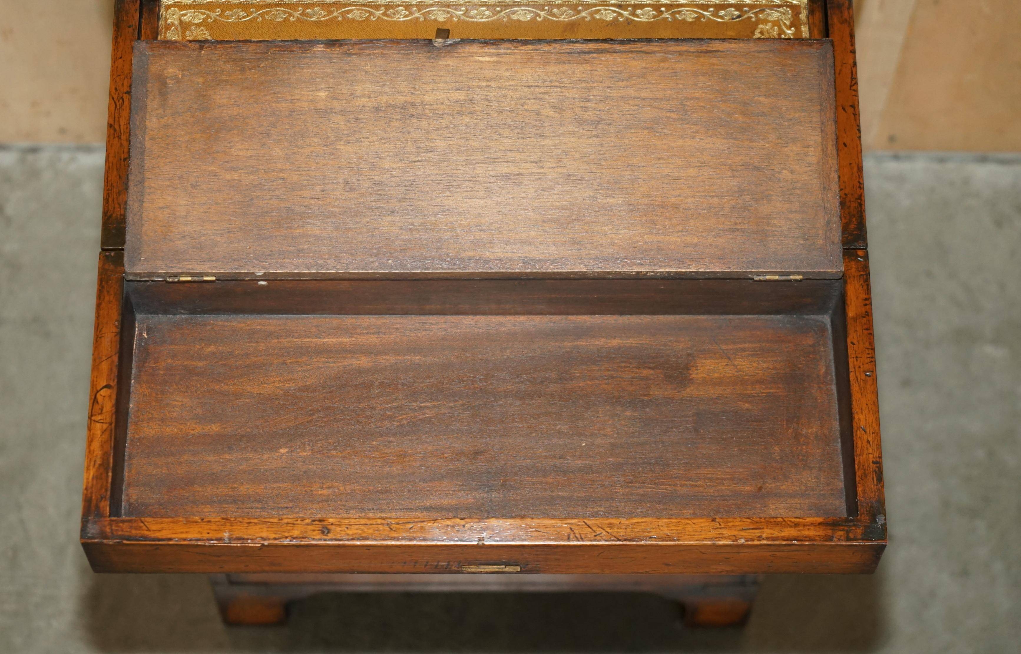 Harrods Kennedy Leather Slope Desk with Drawers