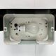 Minimalist wall lamp mid-century space, 1960s