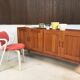 Buffet scandinave en teck massif, Danemark années 1960
