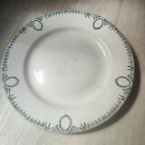 Ensemble de 2 assiettes en terre de fer Saint Amand