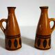 2 Longchamp glazed ceramic pitchers from the 70s