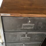 Metal clamshell furniture