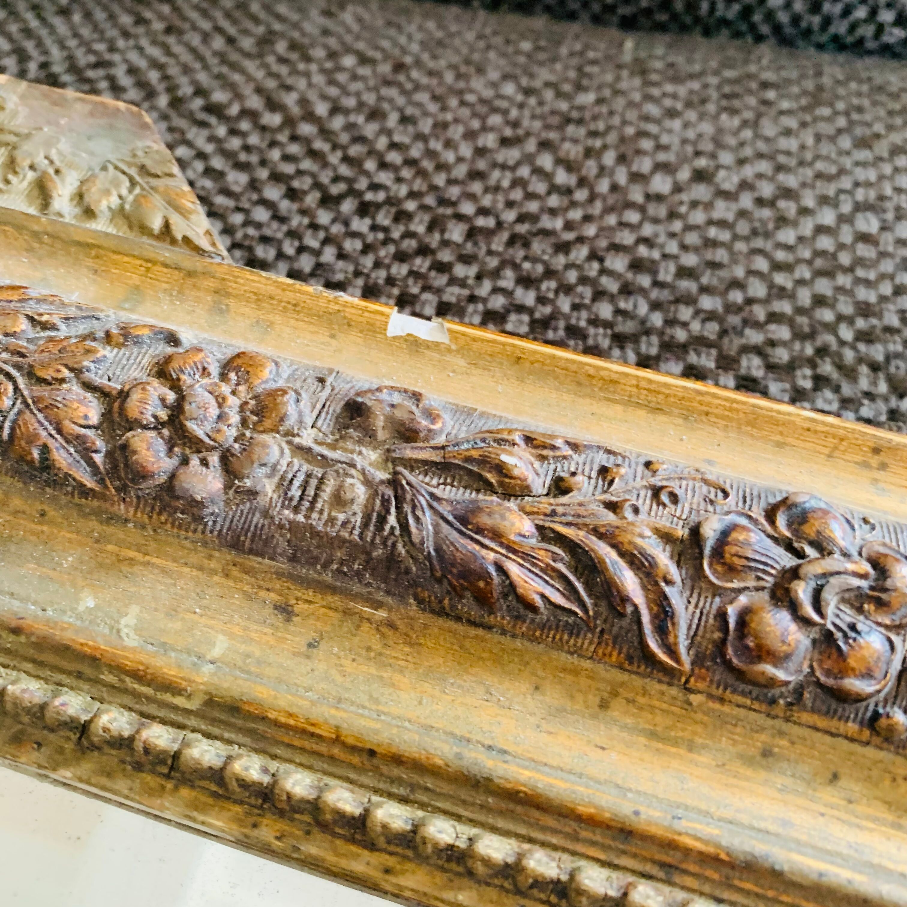 Ancien miroir 64x49cm