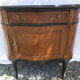 Console demi lune marqueté style louis VI