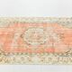 4x7 Salmon & Cream Classic Vintage Area Rug, 134x220Cm