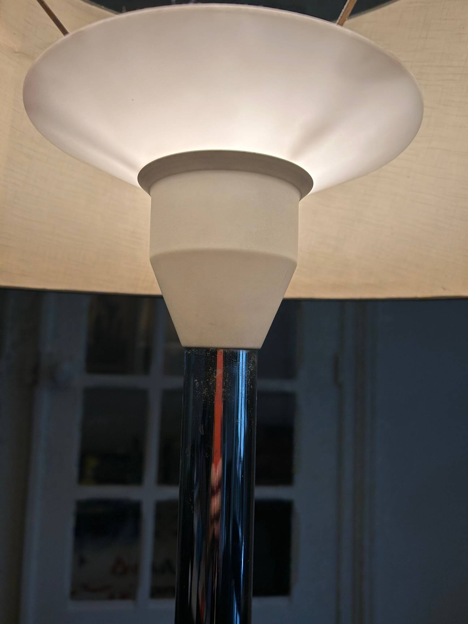 70s metal lamp