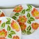 4 dessert plates Moulin des Loups Orchies model Ontario 210679