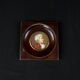 Miniature gouache portrait, 19th century, of an aristocratic man in profile