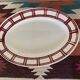 Badonviller ironstone oval dish