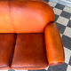 Canapé club vintage en cuir