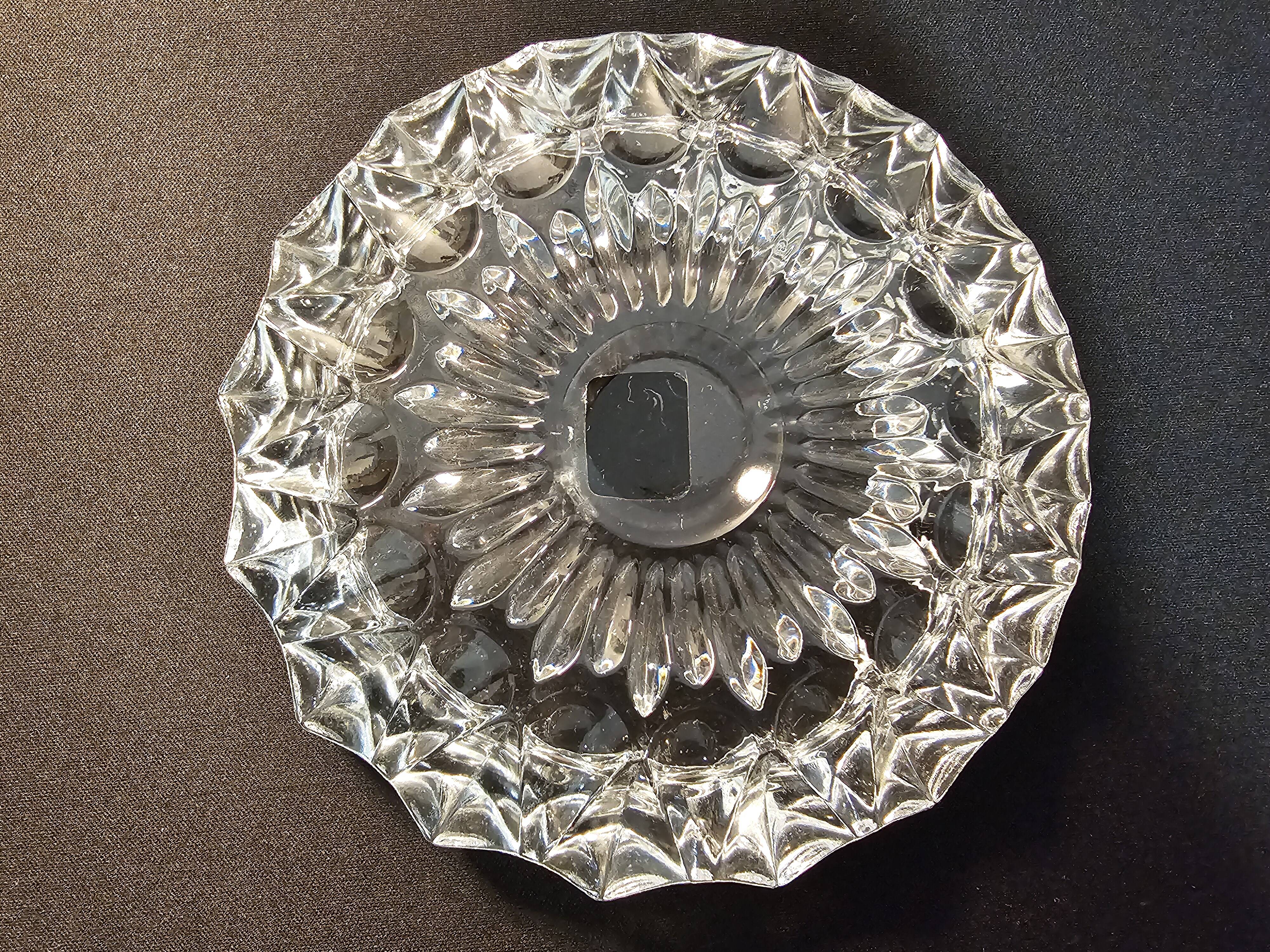 Cendrier cristal Saint-Louis