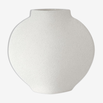 Ceramic vase 'moon [s] - white'