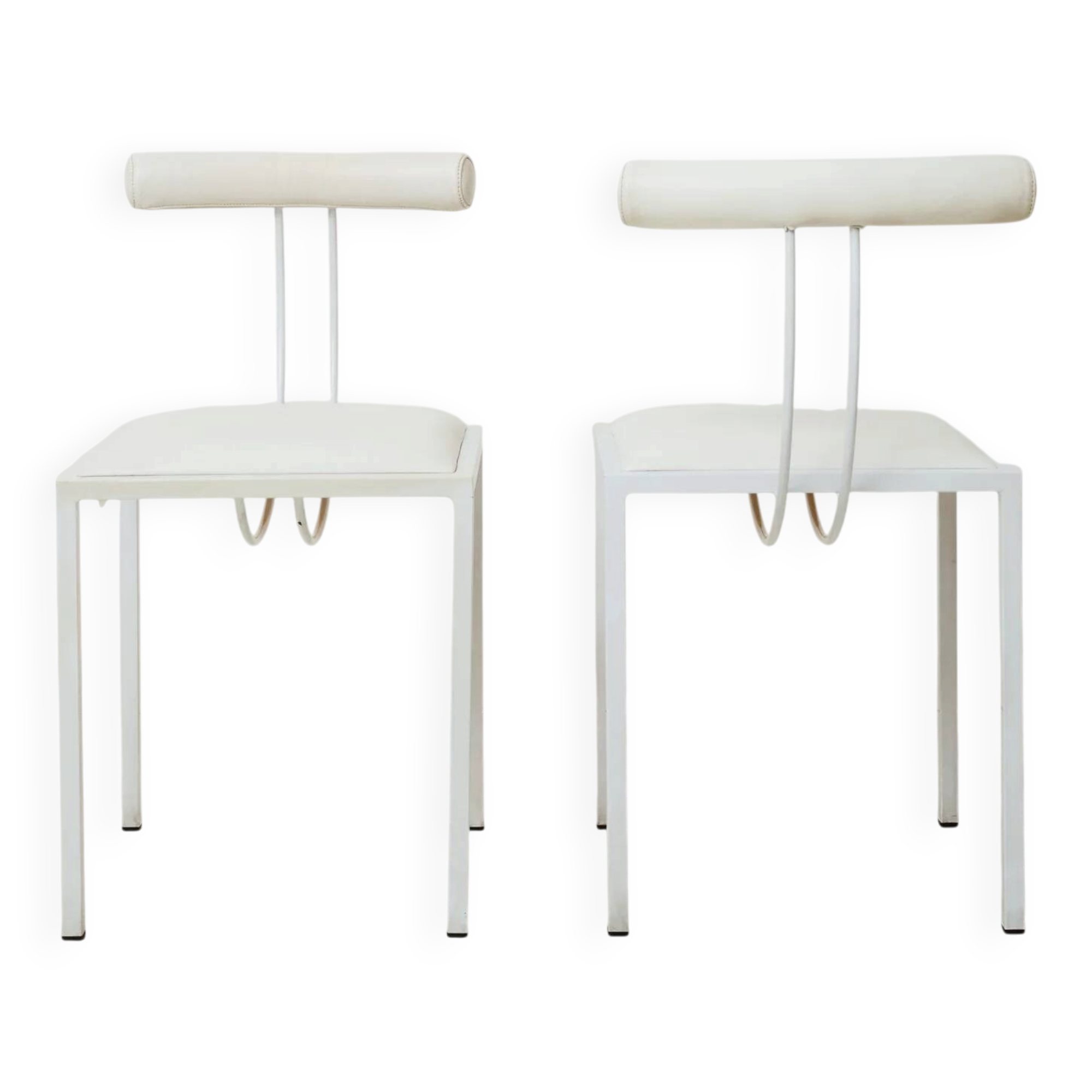 Paire de chaises post moderne, Artelano, 1980s