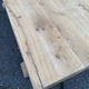 Restored 19th-century monastery dining table in solid oak, 220cm
