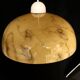 Art Deco pendant light in beige and vintage brown marble effect opaline glass