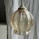 Suspension vintage en verre soufflé