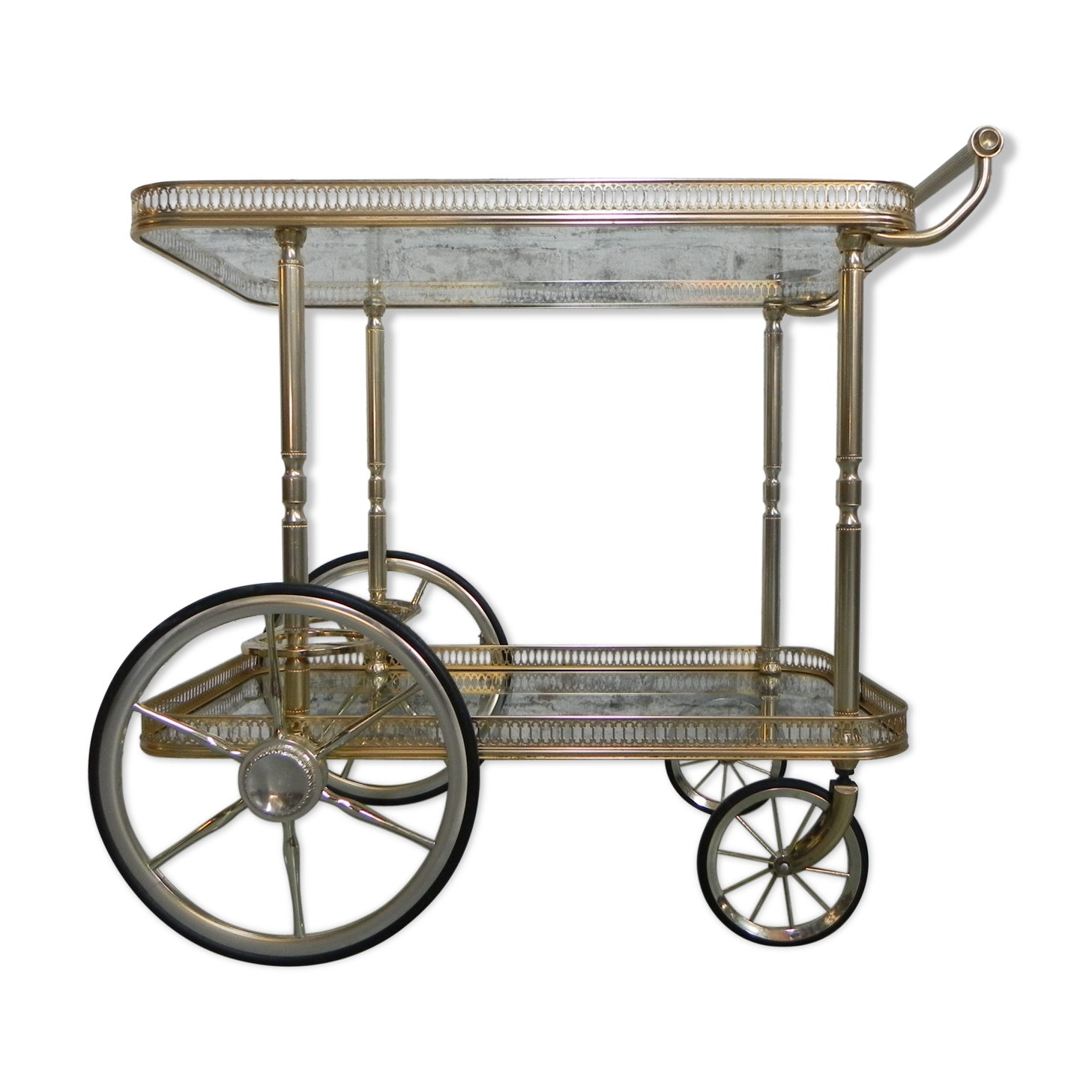 Hollywood Regency serving trolley Mascagni